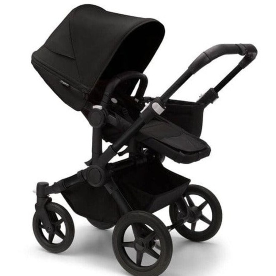 Prams & Strollers Bugaboo | Bugaboo Donkey 5 Mono Pram Black/Midnight Black