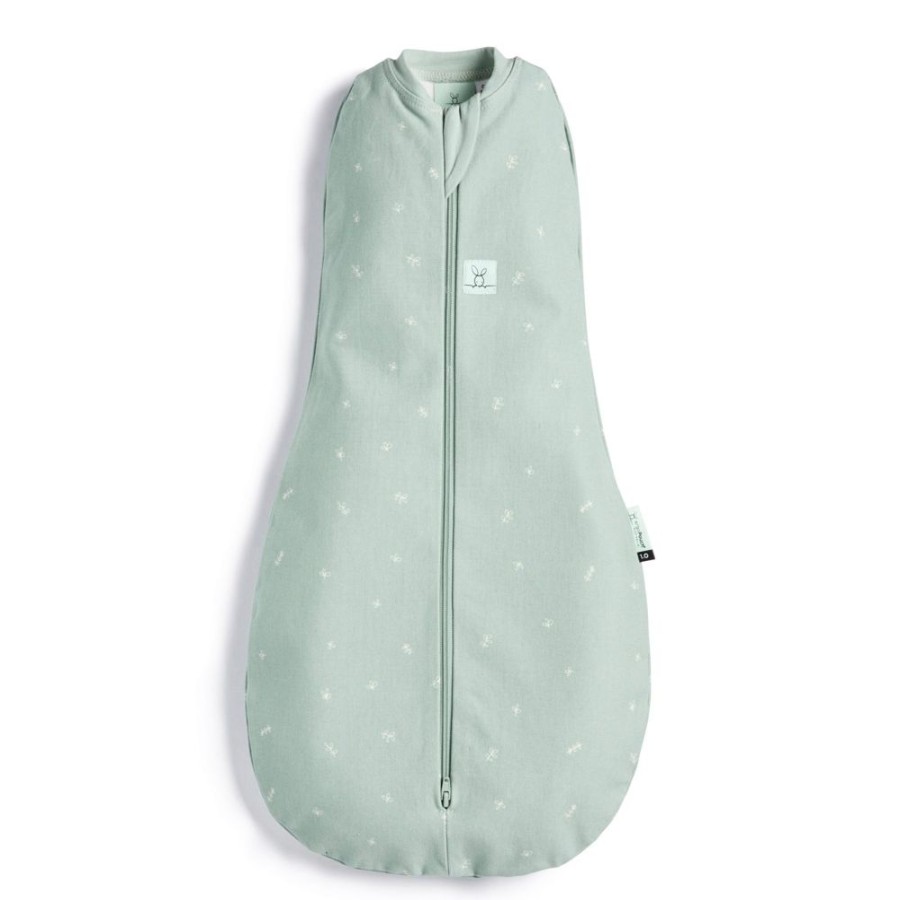 Shop Other Categories ErgoPouch Sleeping Bags & Suits | Ergopouch 0.2 Tog Cocoon Swaddle Bag 0-3 Months Sage