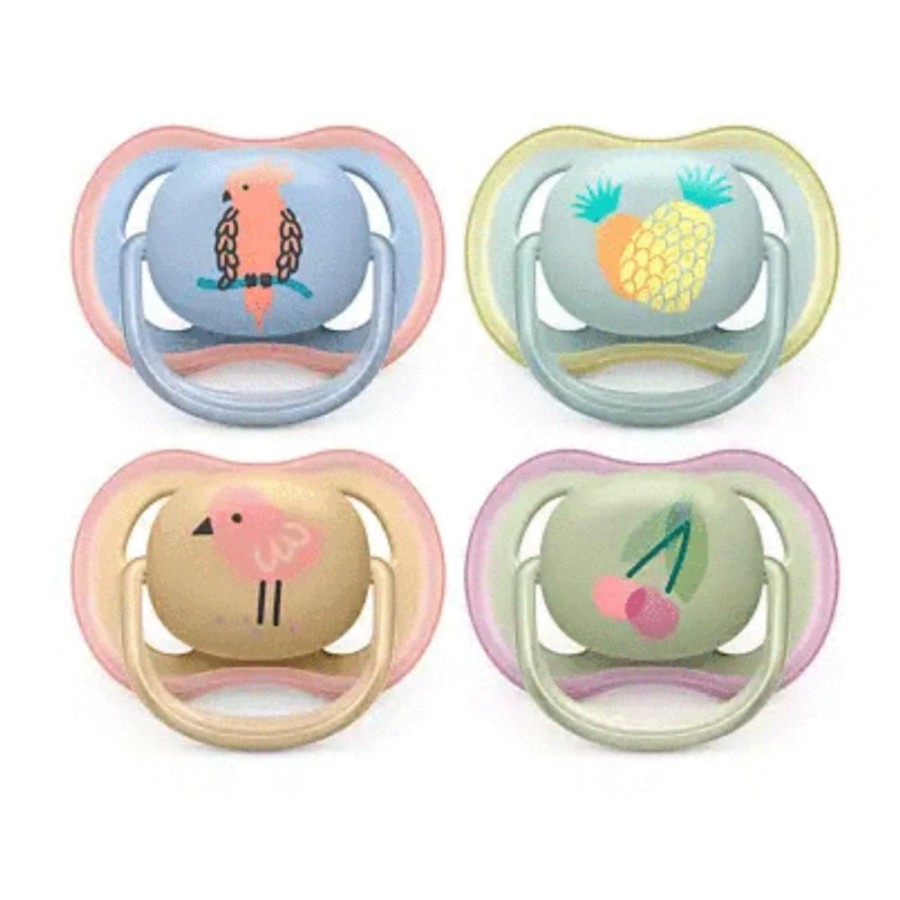 Shop Other Categories Avent Soothers & Dummies | Philips Avent Ultra Air Soother 6-18 Months 2-Pack Bird/Fruit Assorted