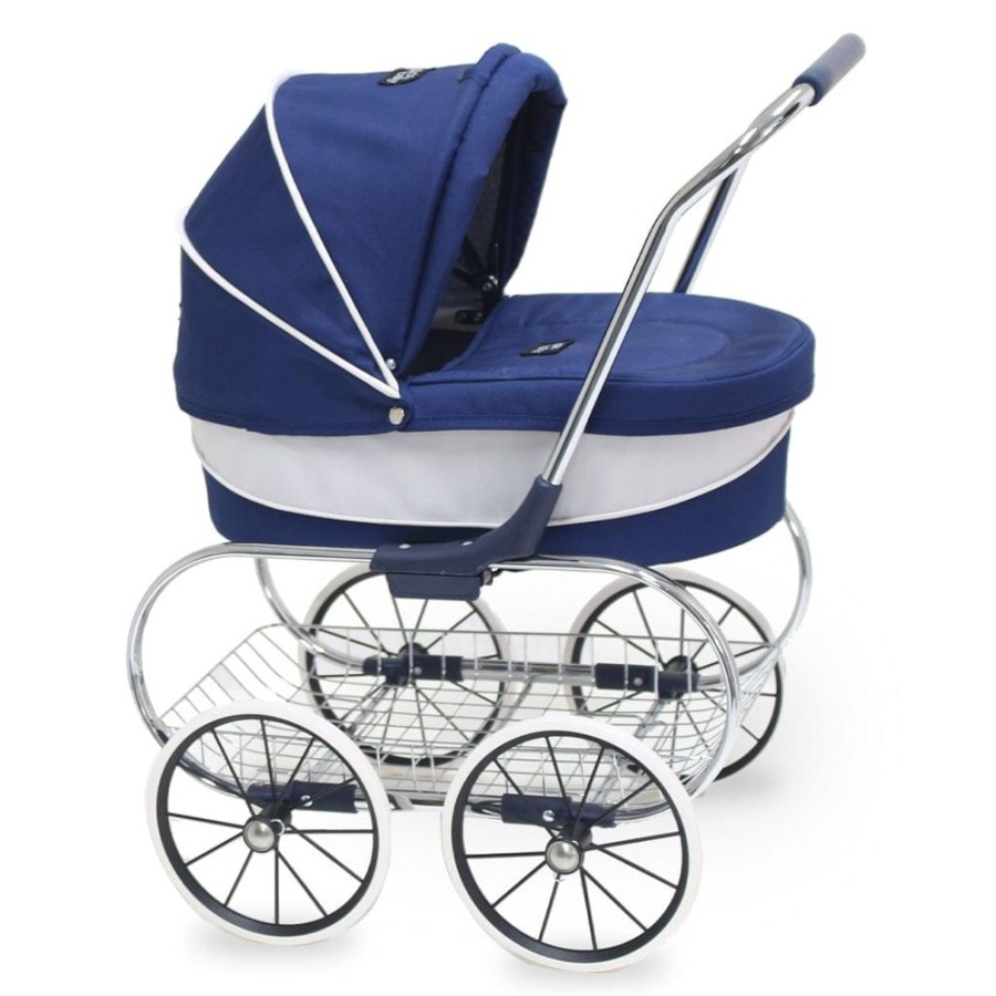 Prams & Strollers Valco Baby Pram & Stroller Toys | Valco Baby Mini Princess Dolls Pram Navy