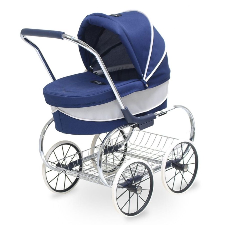 Prams & Strollers Valco Baby Pram & Stroller Toys | Valco Baby Mini Princess Dolls Pram Navy