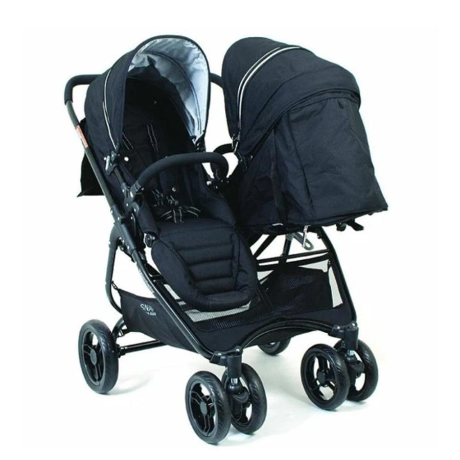 Prams & Strollers Valco Baby | Valco Baby Snap Ultra Duo Coal Black