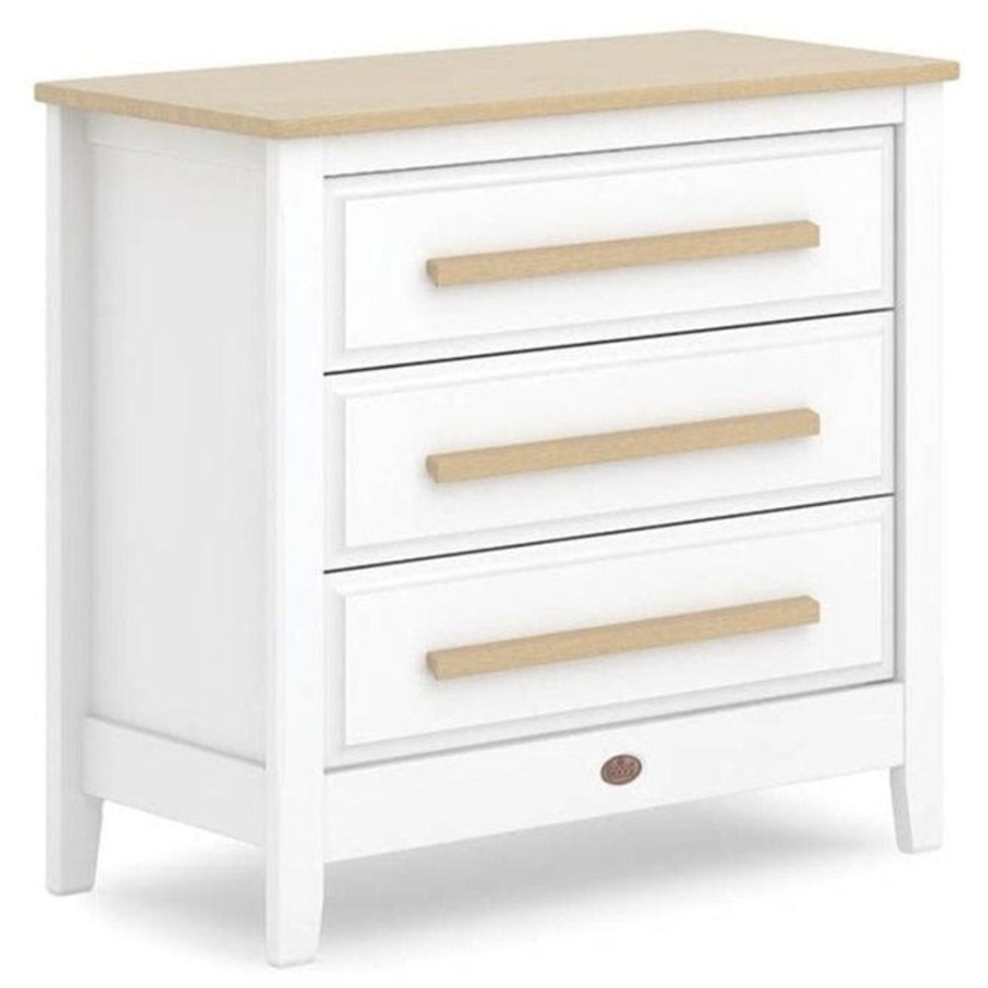 Nursery Furniture Boori | Boori Linear 3 Drawer Chest Smart Assembly Barley/Almond