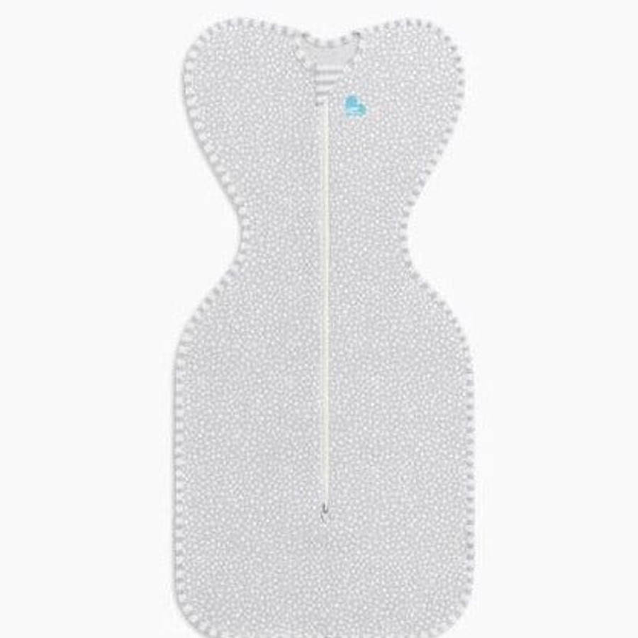 Shop Other Categories Love To Dream Sleeping Bags & Suits | Love To Dream Swaddle Up 1.0 Tog Bamboo Medium 6-8.5Kg Grey Wave Dots