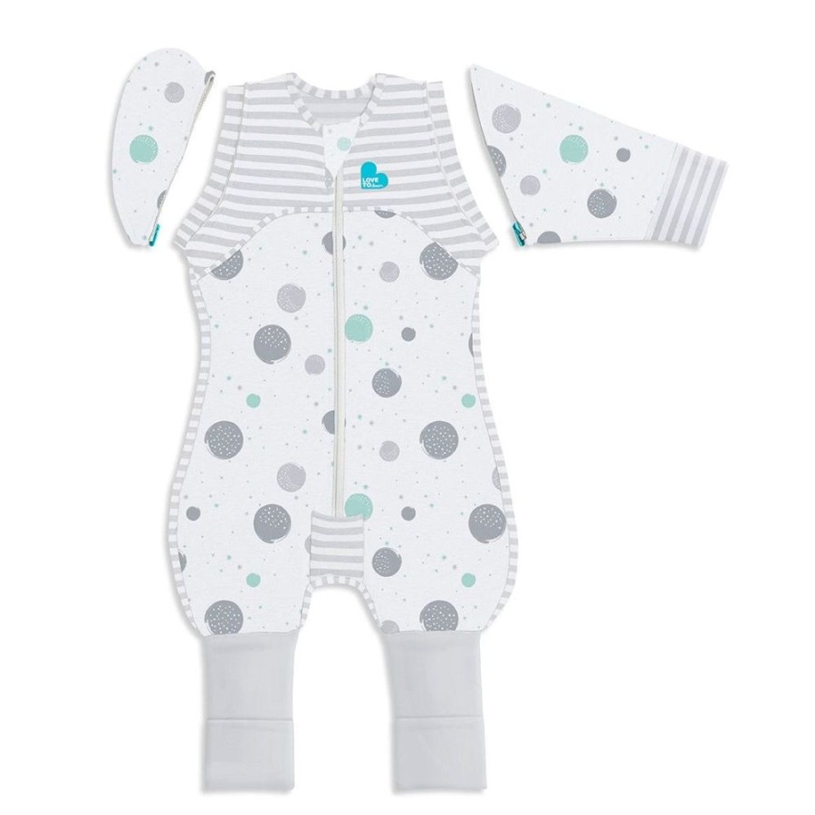 Shop Other Categories Love To Dream Swaddles & Baby Wraps | Love To Dream Transition Suit 0.2 Tog Lite Large 8.5-11Kg White