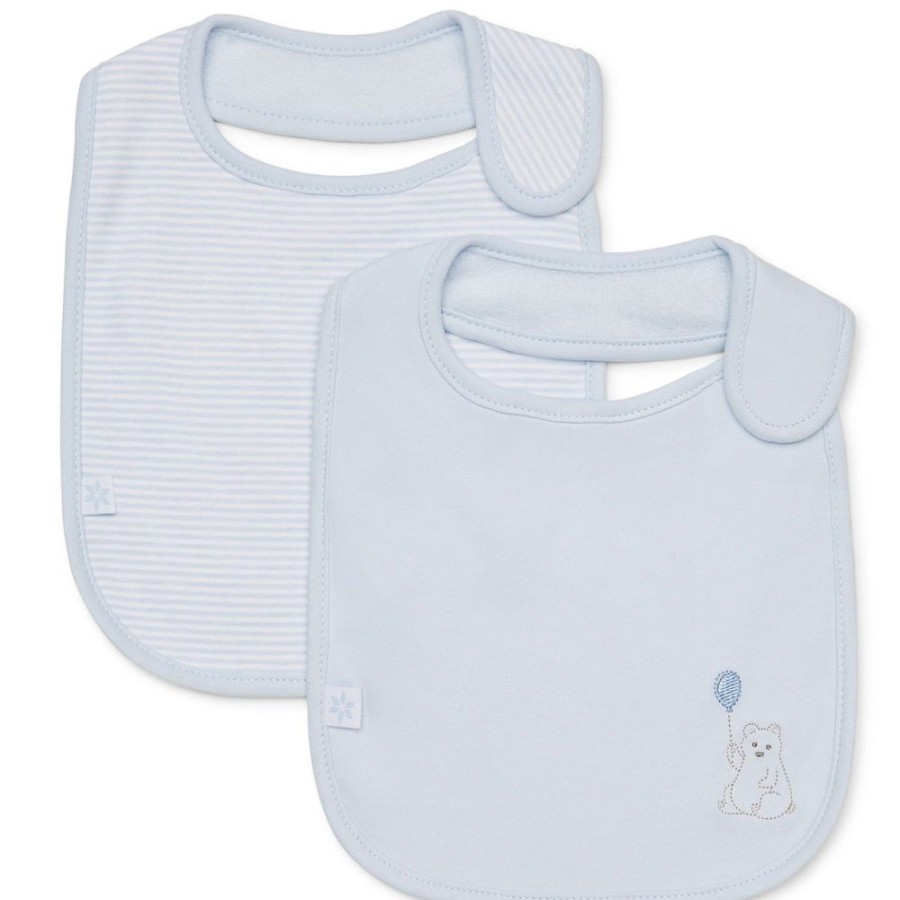 Shop Other Categories Marquise Feeding Accessories | Marquise 2 Pack Bibs Bear Blue