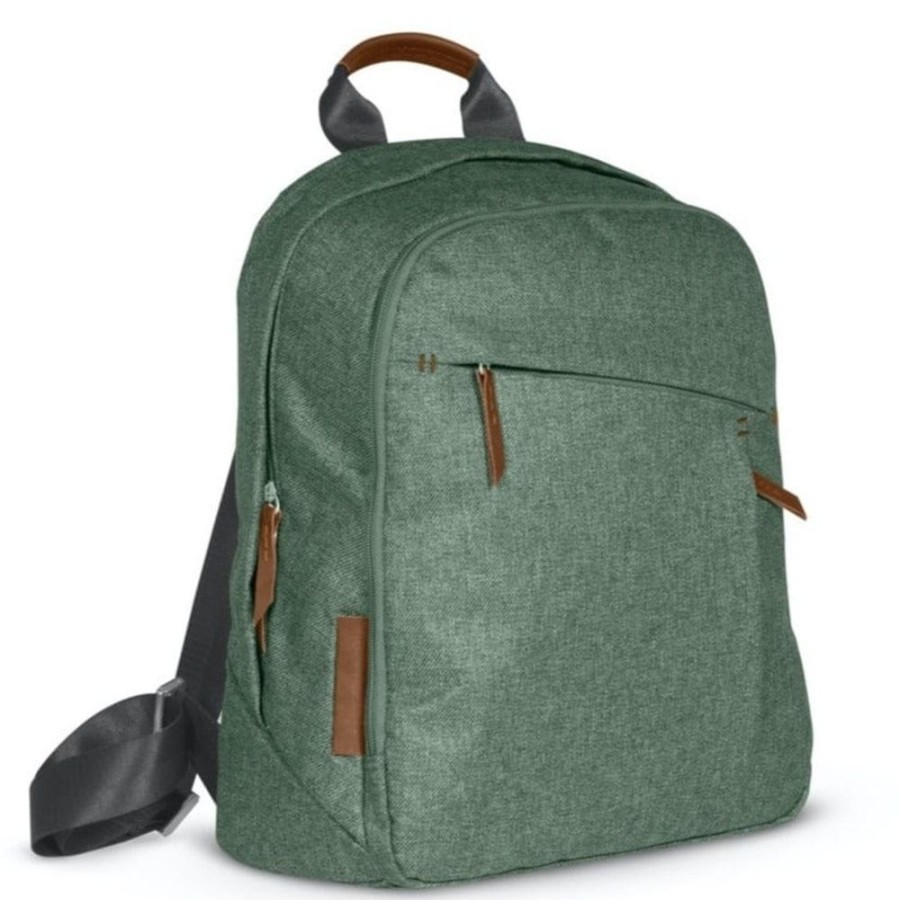 Shop Other Categories Uppababy Nappy Bags | Uppababy Changing Backpack Green Melange (Emmett/Gwen) Green Melange Emmett