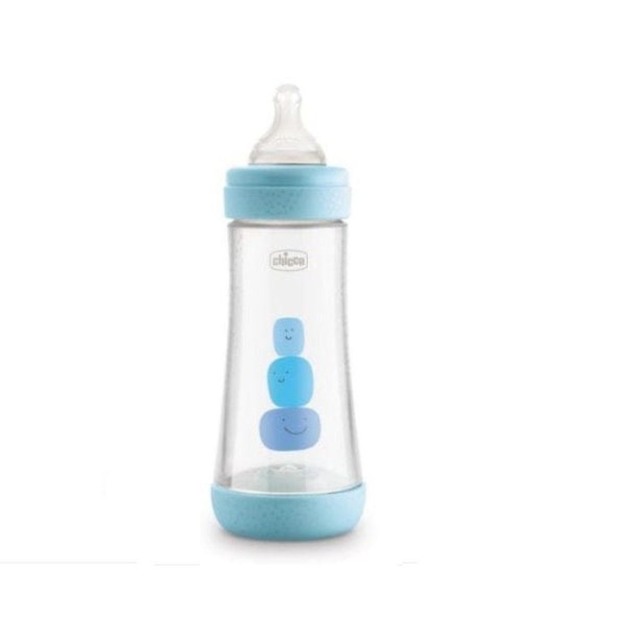 Shop Other Categories Chicco Feeding Accessories | Chicco Perfect5 Bottle Fast Flow 300Ml 4M+ Blue