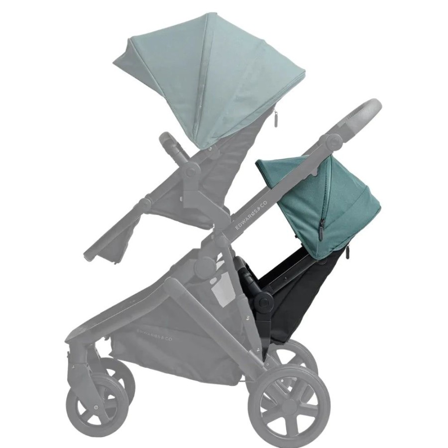 Prams & Strollers Baby Mode Melbourne Superstore Pram Second Seats | Edwards & Co Olive Second Seat Kit Sage Green