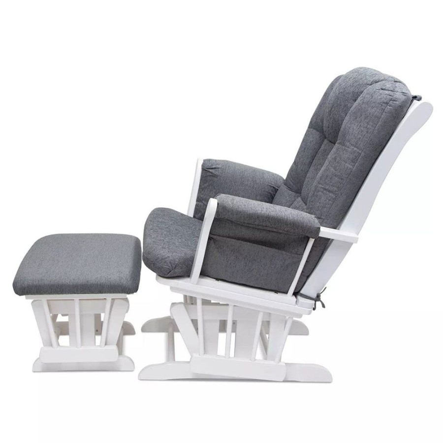 Nursery Furniture Valco Baby | Valco Bliss Glider Antique Grey