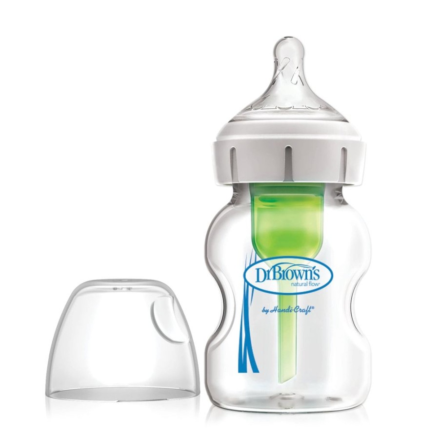 Shop Other Categories Dr Browns Newborn Feeding | Dr Browns Options+ Wide Neck 150Ml Glass Feeding Bottle