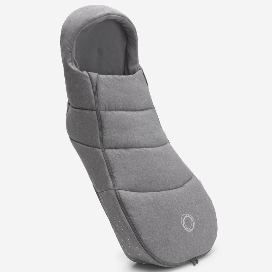 Prams & Strollers Bugaboo Pram Liners & Footmuffs | Bugaboo Footmuff Grey Melange