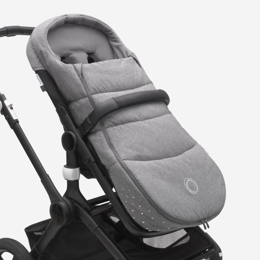 Prams & Strollers Bugaboo Pram Liners & Footmuffs | Bugaboo Footmuff Grey Melange