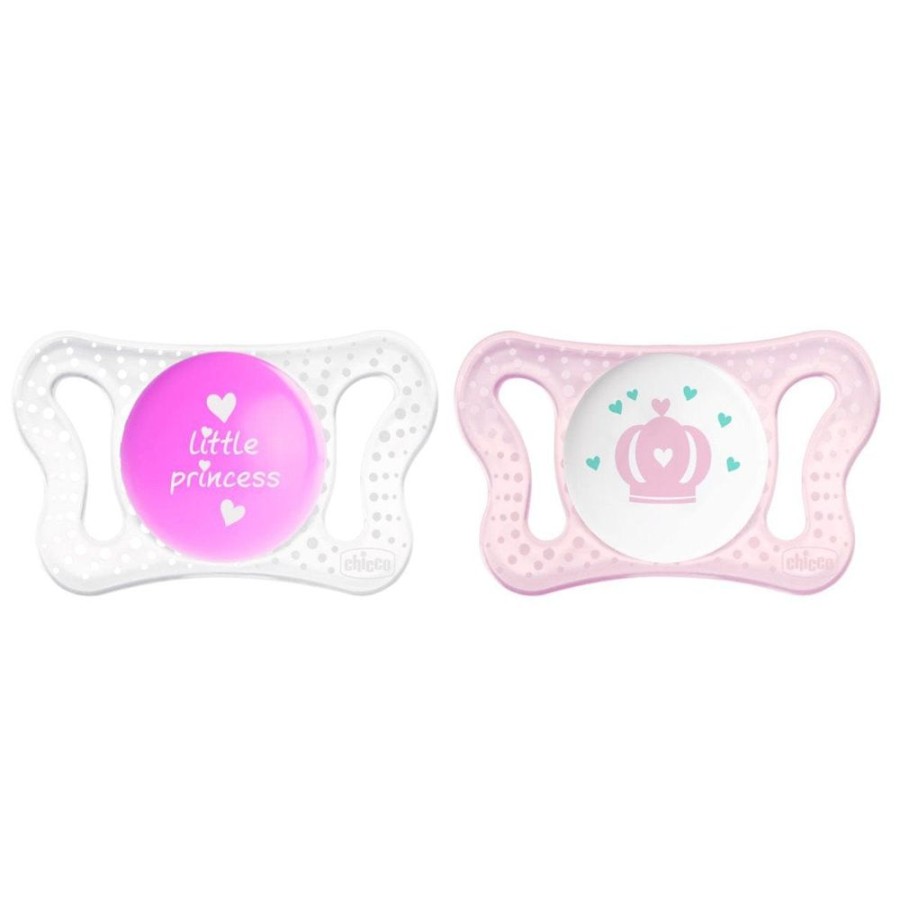 Shop Other Categories Chicco Soothers & Dummies | Chicco Soother Physio Micro 0-2M 2Pack Pink