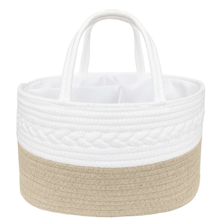 Shop Other Categories Living Textiles Decor Accessories | Living Textiles Cotton Rope Nappy Caddy Natural