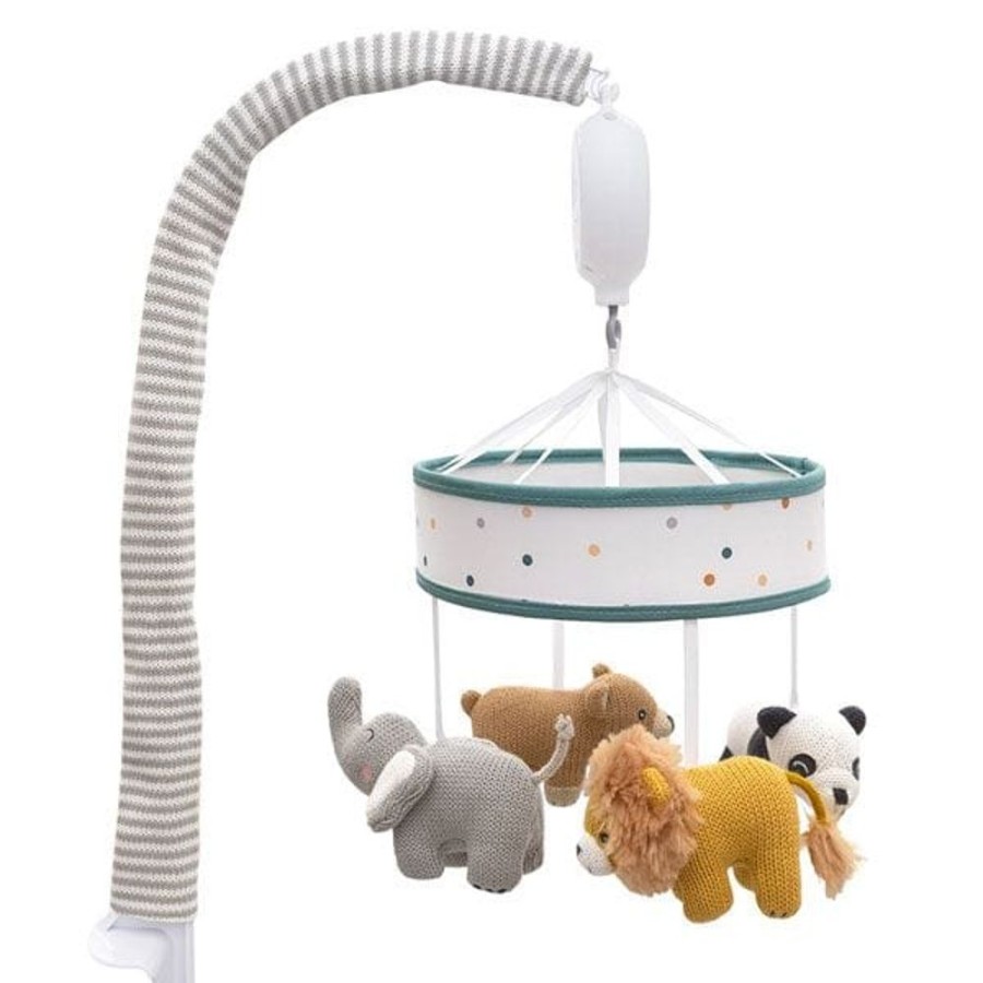 Shop Other Categories Lolli Living Cot Musical Mobiles | Living Textiles Musical Mobile Set Day At The Zoo