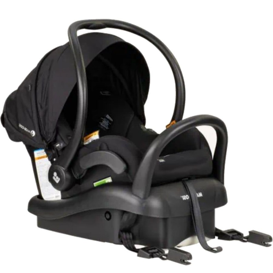 Prams & Strollers Bugaboo Pram & Car Seat Adapters | Bugaboo Dragonfly Pram Midnight Black & Maxi Cosi Mico Plus Isofix Capsule (Onyx) With Adapters Bundle