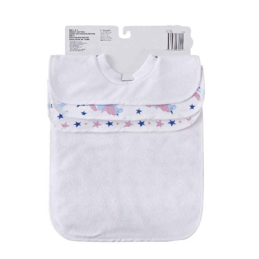 Shop Other Categories Big Softies Feeding Accessories | Big Softies Popover Bibs Star Unicorn