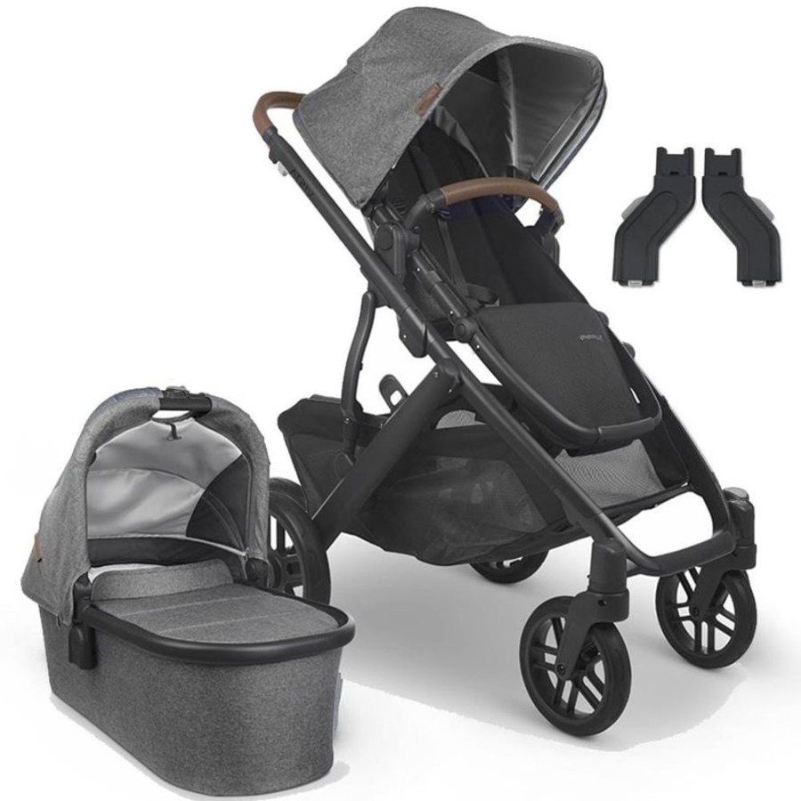 Prams & Strollers Uppababy | Uppababy Vista V2 Pram ( ) Free Adaptor & Footmuff Greyson