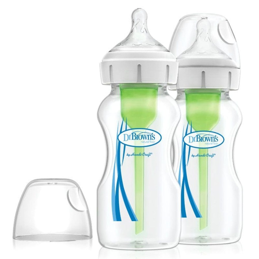 Shop Other Categories Dr Browns Newborn Feeding | Dr Browns Options+ Wide Neck 270Ml Feeding Bottle 2 Pack