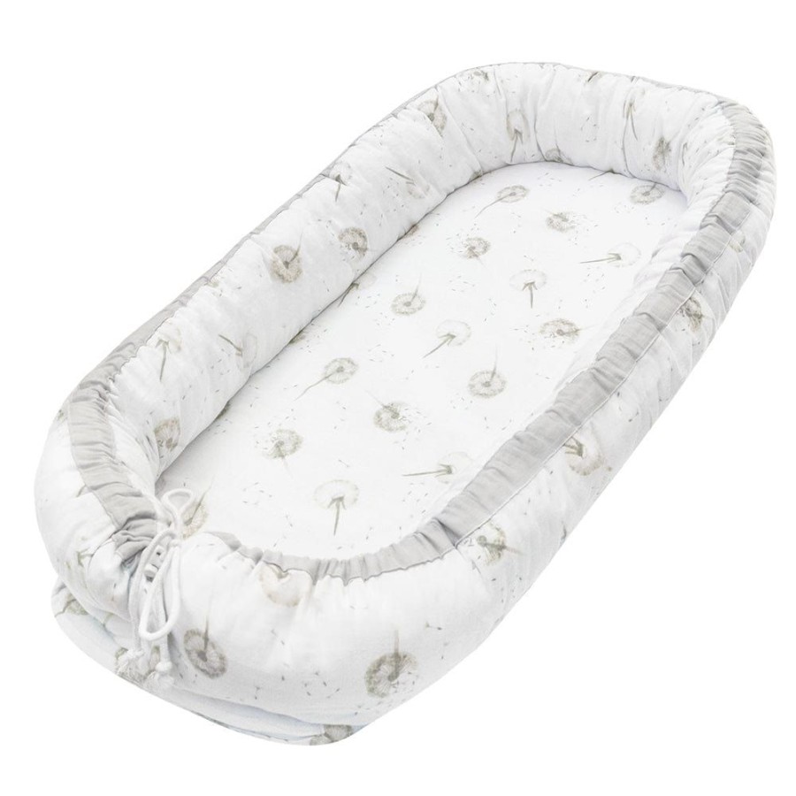 Nursery Furniture Living Textiles | Living Textiles Muslin Baby Nest Dandelion