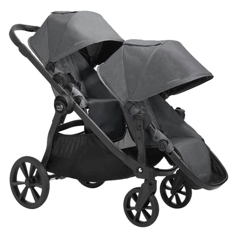 Prams & Strollers Baby Jogger | Baby Jogger City Select 2 Pram & Second Seat Package Radiant Slate