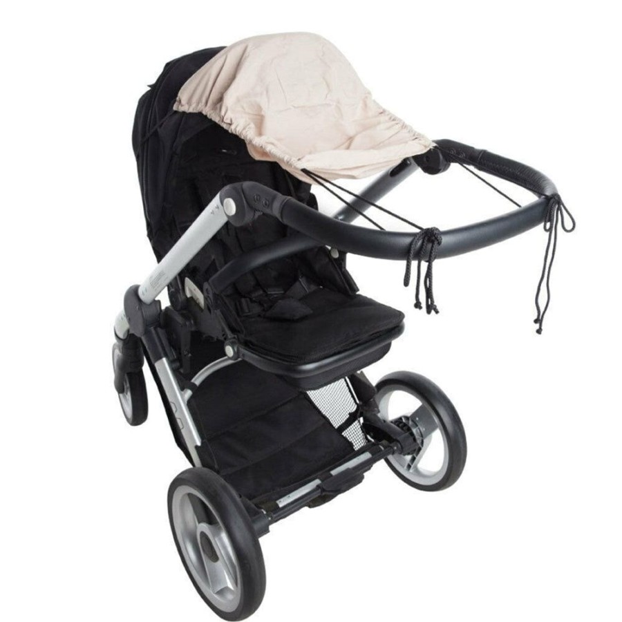 Prams & Strollers Playette Pram Rain & Sun Covers | Playette Stroller Sunshade Beige