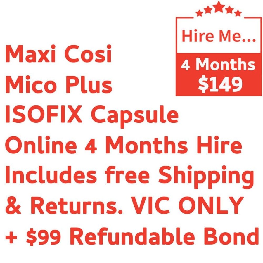 Shop Other Categories Baby Mode Car Seat Hire | Maxi Cosi Mico Plus Isofix Capsule 4 Month Online Hire Free Shipping And Returns (Victoria Only)