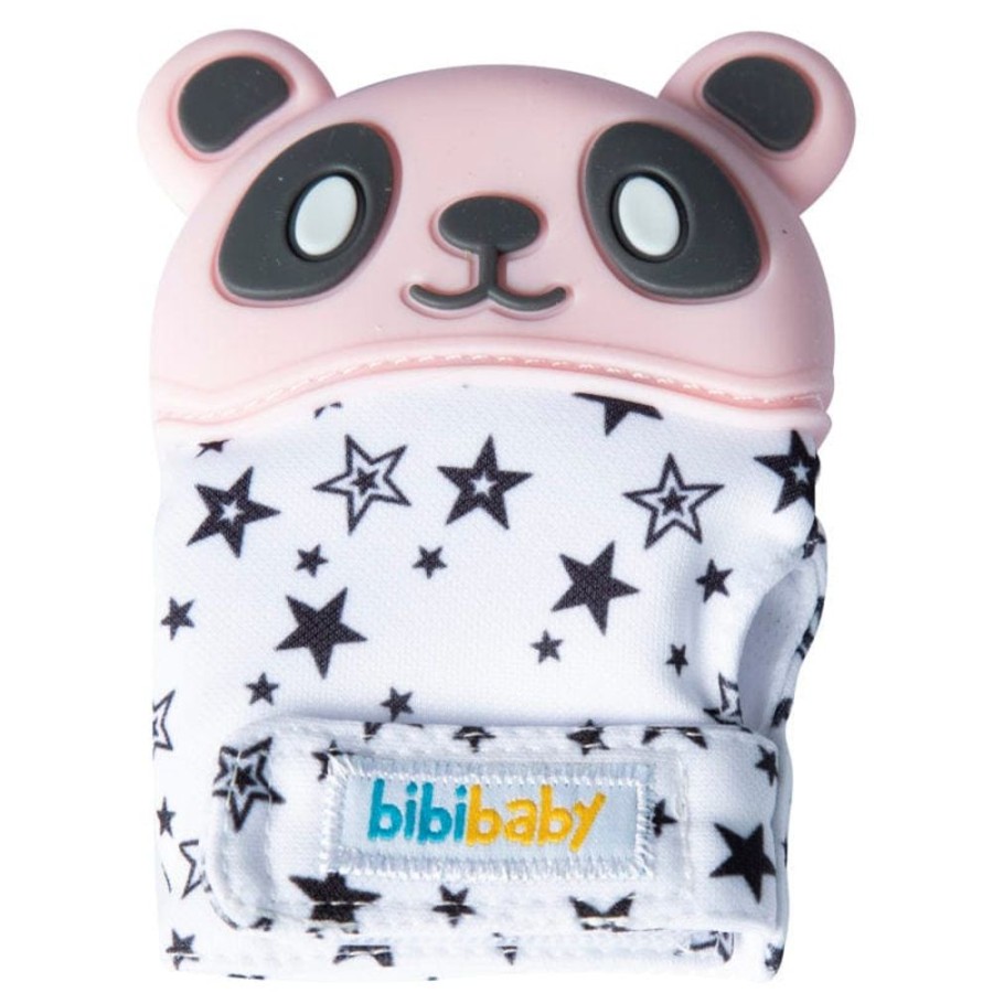 Shop Other Categories BibiPals Baby Teethers | Bibibaby Bibimit Teething Mitt 3M+ Pink Panda