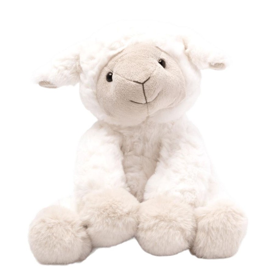 Shop Other Categories Petit Vous Baby Clothing & Gifts | Petite Vous Lulu The Lamb Soft Toy White