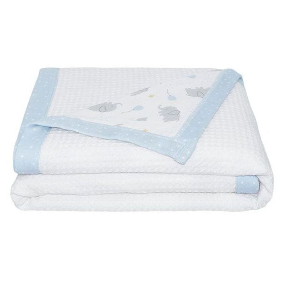 Shop Other Categories Living Textiles Bassinet & Cot Linen | Living Textiles Cot Waffle Blanket - Mason Mason/Confetti