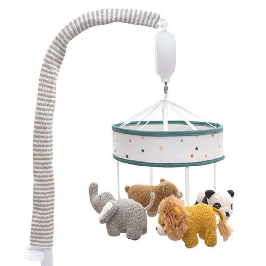 Shop Other Categories Lolli Living Decor Accessories | Living Textiles Musical Mobile Set Day At The Zoo