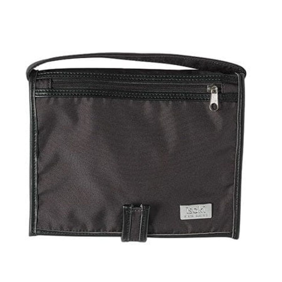 Shop Other Categories Isoki Nappy Bags | Isoki Petite Traveller Lennox Black