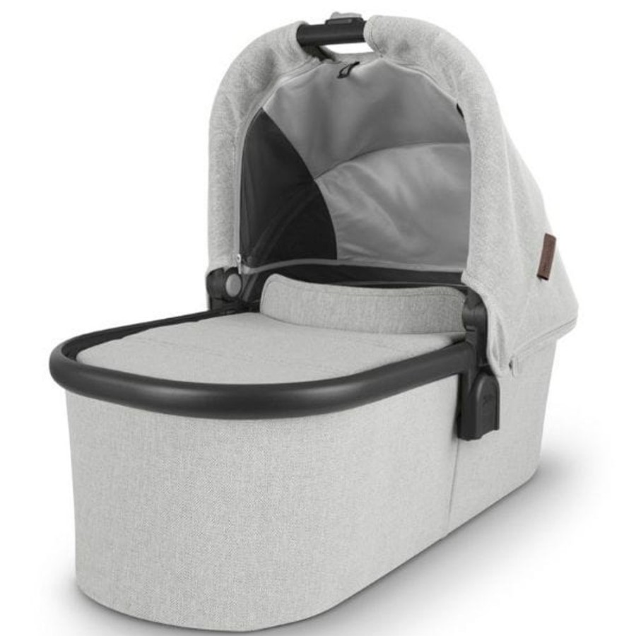 Prams & Strollers Uppababy Pram Bassinet & Carrycots | Uppababy Bassinet - White/Grey Chenille ( ) Anthony