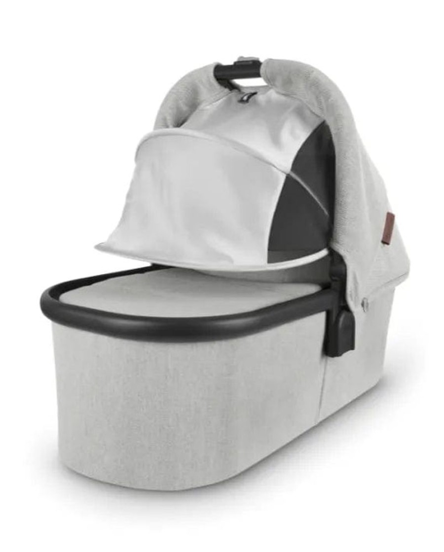 Prams & Strollers Uppababy Pram Bassinet & Carrycots | Uppababy Bassinet - White/Grey Chenille ( ) Anthony