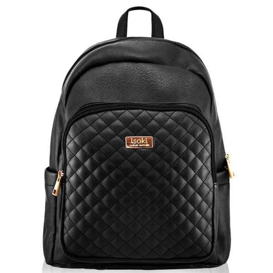 Shop Other Categories Isoki Nappy Bags | Isoki Marlo Backpack Ebony