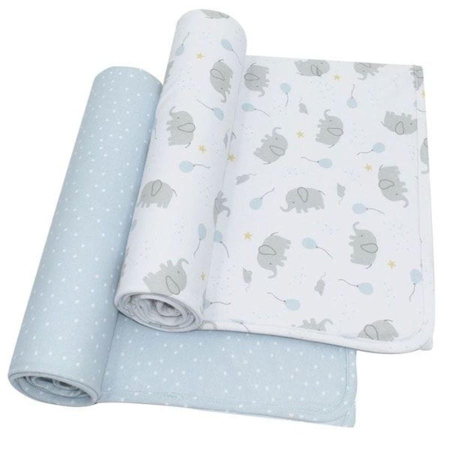 Shop Other Categories Living Textiles Swaddles & Baby Wraps | Living Textiles 2-Pack Jersey Wrap - Mason Mason/Confetti