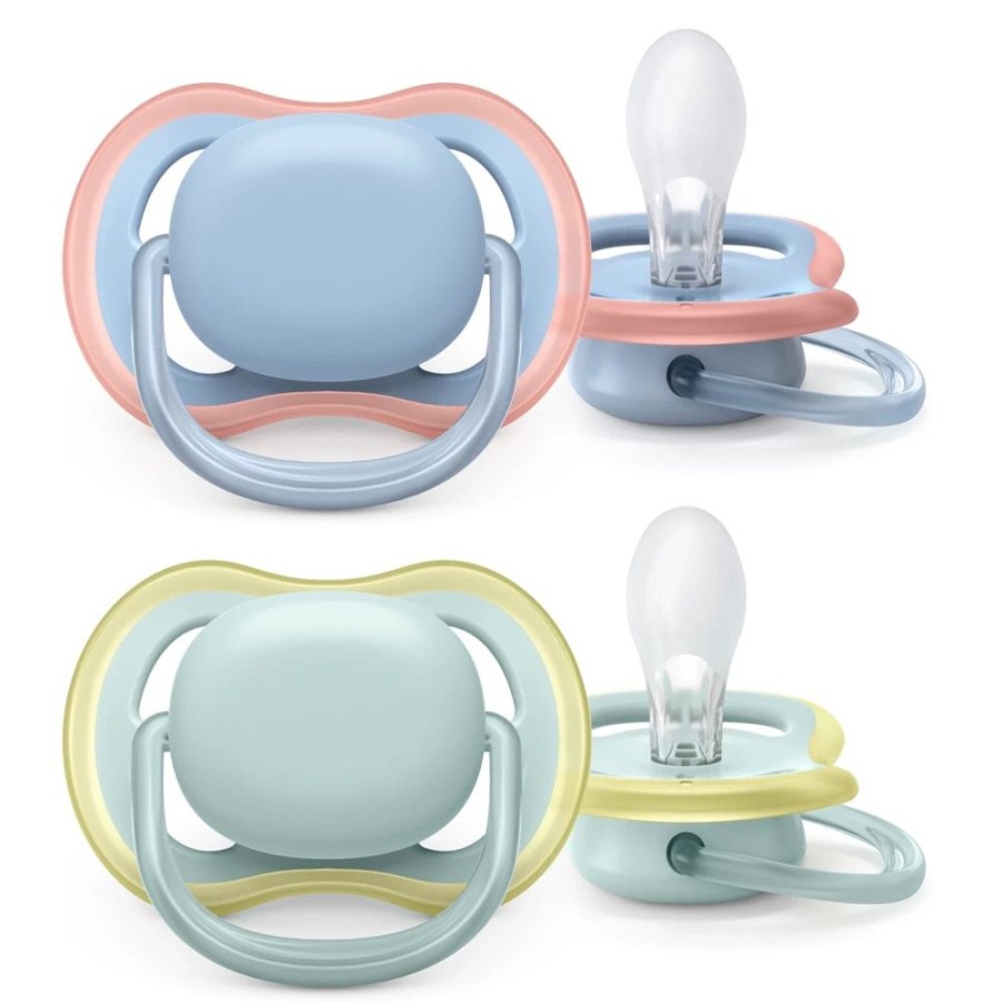 Shop Other Categories Avent Soothers & Dummies | Philips Avent Ultra Air Soother 0-6 Months 2-Pack Non Deco Mix Assorted