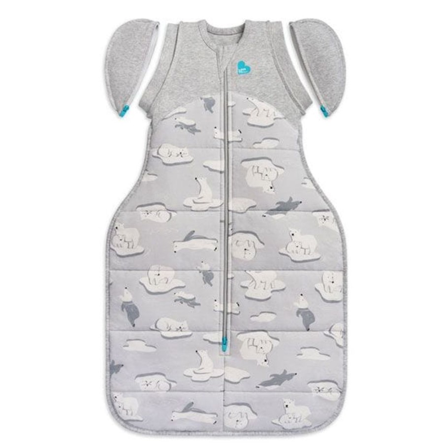 Shop Other Categories Love To Dream Swaddles & Baby Wraps | Love To Dream Swaddle Up Transition Bag Warm 3.5 Tog Large South Pole Grey