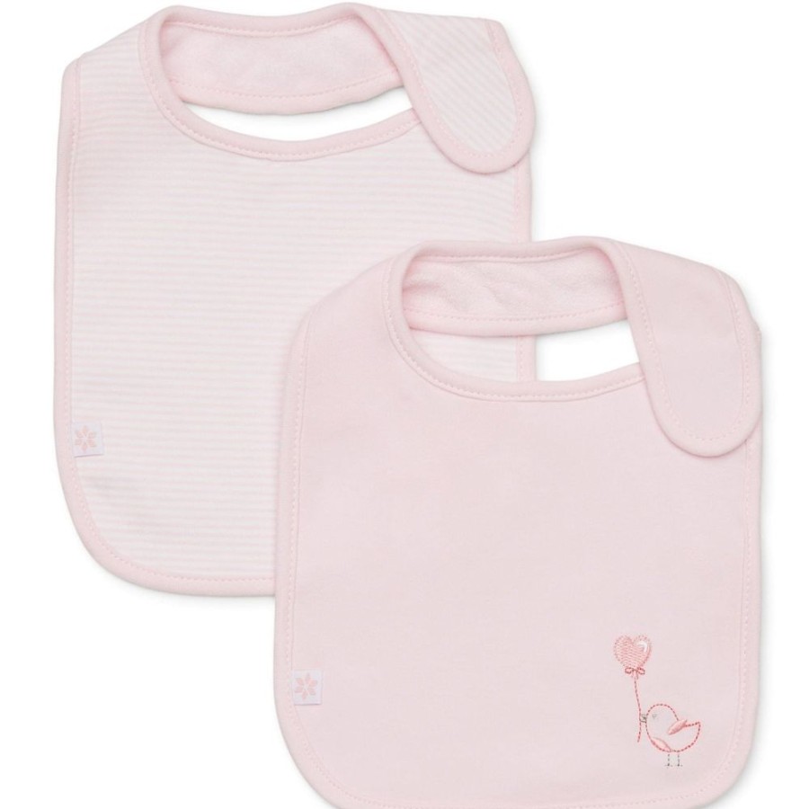 Shop Other Categories Marquise Feeding Accessories | Marquise 2 Pack Bibs Birdy Pink