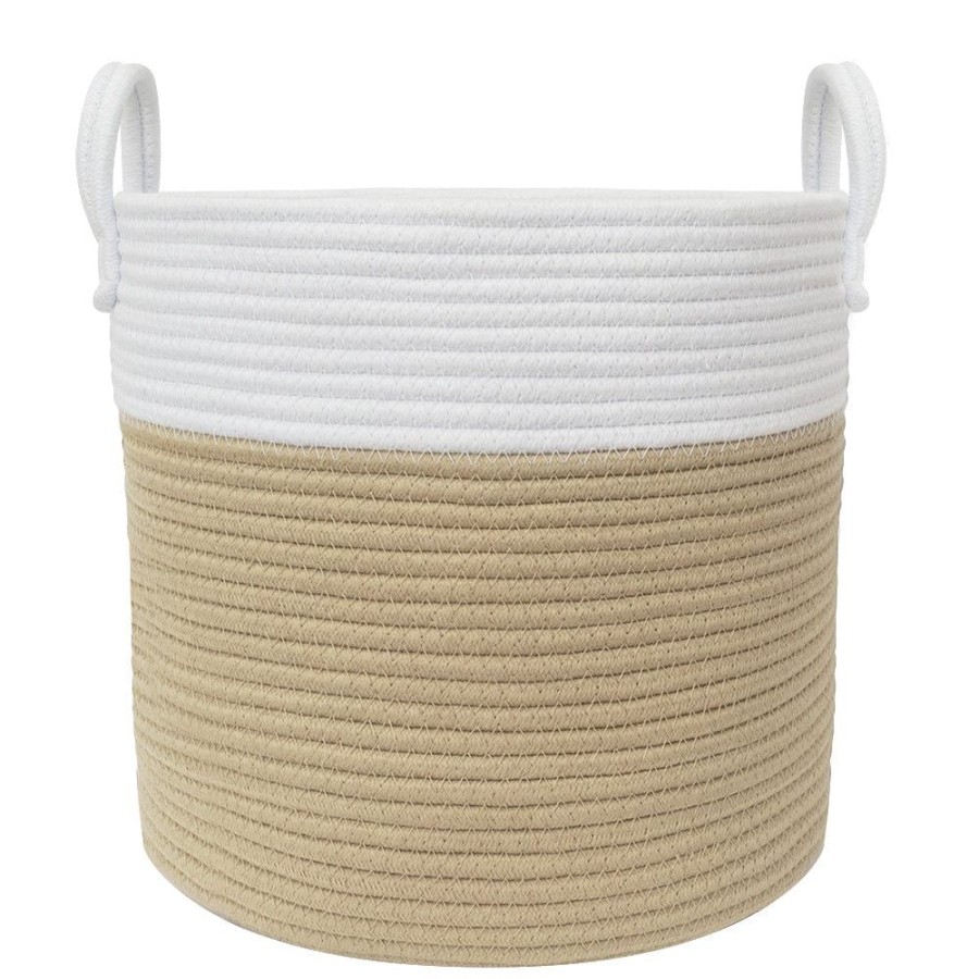 Shop Other Categories Living Textiles Decor Accessories | Living Textiles Cotton Rope Hamper Medium Natural