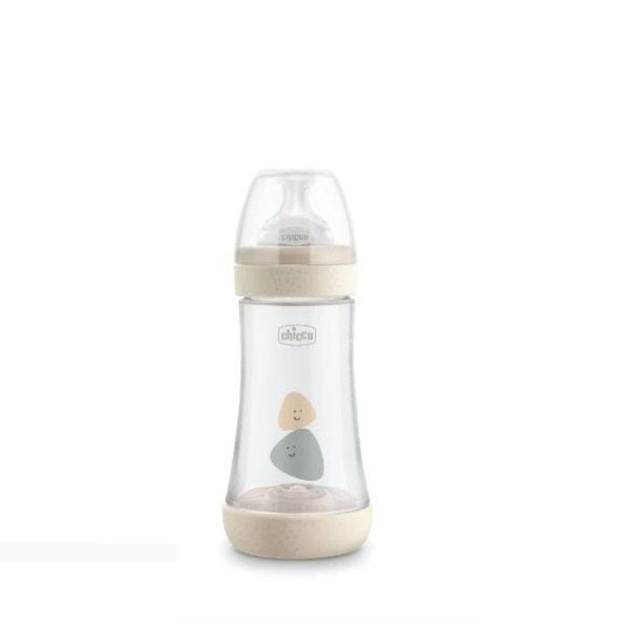 Shop Other Categories Chicco Feeding Accessories | Chicco Perfect5 Bottle Medium Flow 240Ml 2M+ Natural