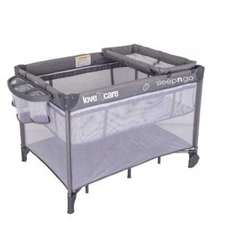 Shop Other Categories Love N Care Portable Cots | Love N Care Sleep N Go Travel Cot Portacot Grey