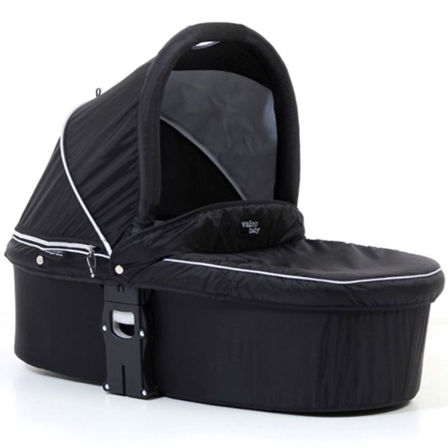 Prams & Strollers Valco Baby Pram Bassinet & Carrycots | Valco Baby Q Bassinet Pre Order February Midnight Black