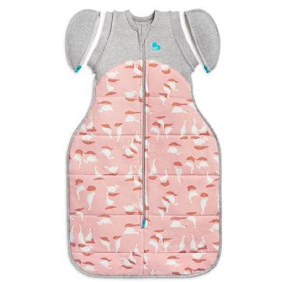 Shop Other Categories Love To Dream Sleeping Bags & Suits | Love To Dream Swaddle Up 1.0 Tog Transition Bag Large - Dusty Pink