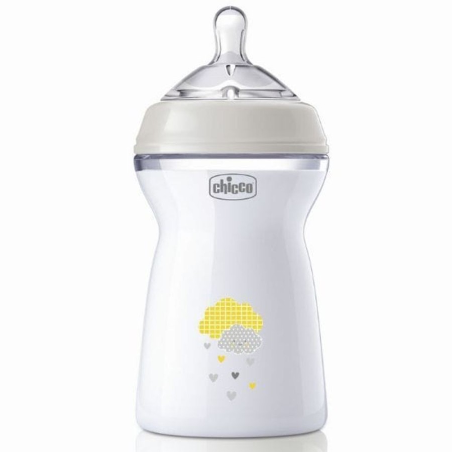 Shop Other Categories Chicco Newborn Feeding | Chicco Natural Feeding Bottle Clouds Pp 6M+ 330Ml