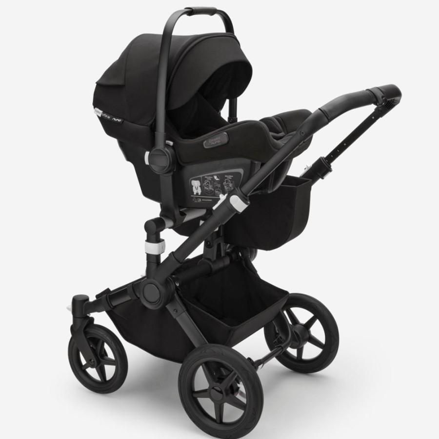 Prams & Strollers Bugaboo | Bugaboo Donkey 5 Mono Pram Turtle Capsule & Adapters Bundle Graphite/Grey Melange