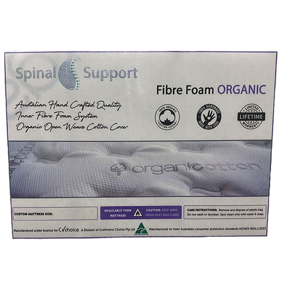 Nursery Furniture Spinal Support | Spinal Support Fibre Foam Organic Mattress Set For Cocoon Nest