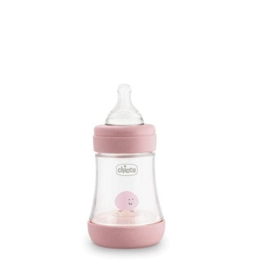 Shop Other Categories Chicco Feeding Accessories | Chicco Perfect5 Bottle Slow Flow 150Ml 0M+ Pink