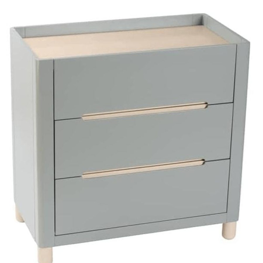 Nursery Furniture Cocoon | Cocoon Allure Chest Changer Dove Grey / Natural Wash Dove Grey/Natural Wash